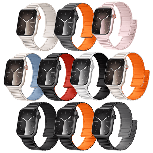 Horizons Magnetic Silicon Sports Watch Strap for Apple Watch - Wrist Drip
