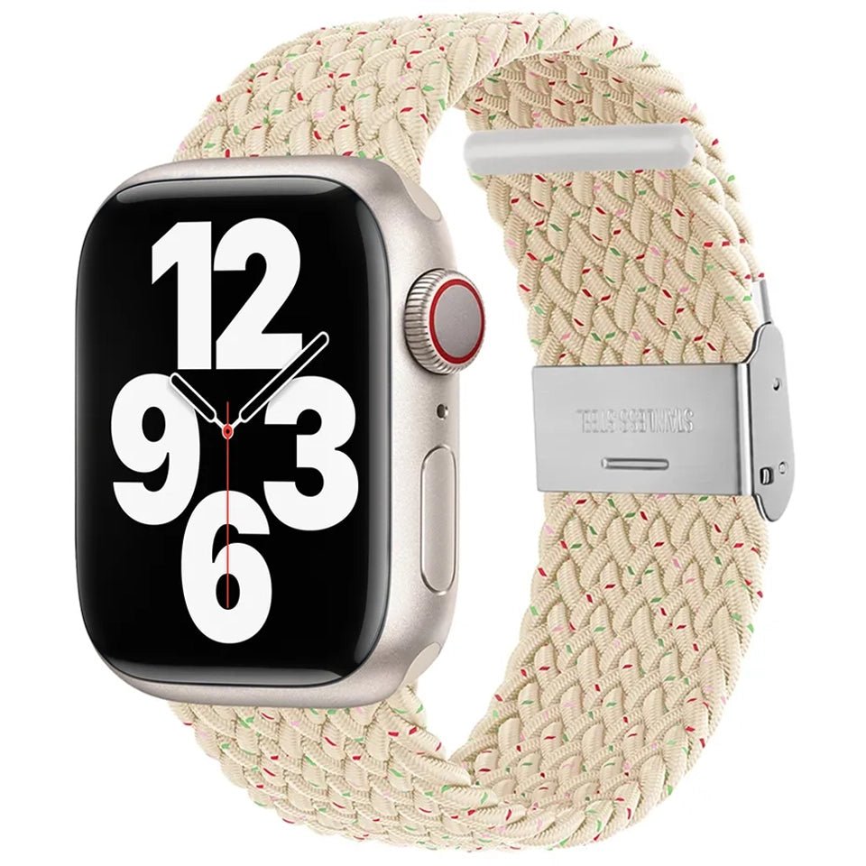 Adjustable Nylon Braided Loop Strap For Apple Watch - Wrist Drip