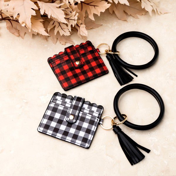 Buffalo Key Ring ID Wallet Bracelet - Wrist Drip