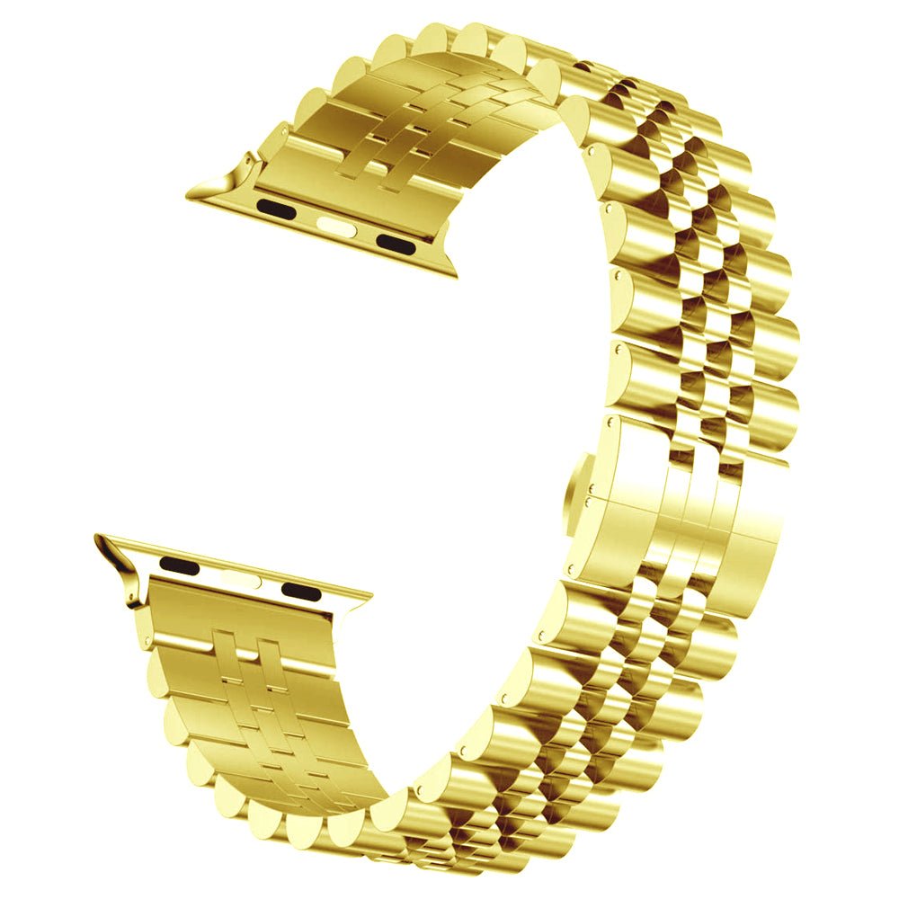 Center Loop Stainless Steel Apple Watch Band - Wrist Drip