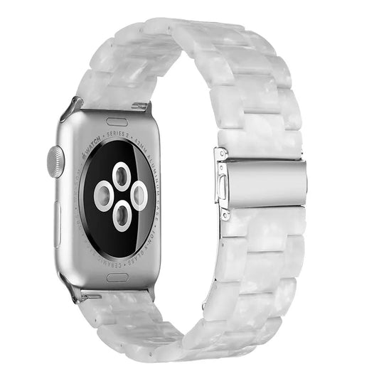 Lustrous Pearl Resin Band for Apple Watch - Wrist Drip