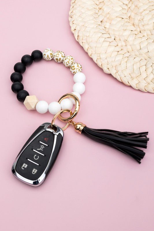 Silicone Gold Leo Key Ring Bracelet - Wrist Drip
