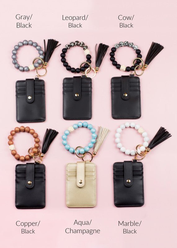 Silicone Key Ring Wallet Bracelet - Wrist Drip
