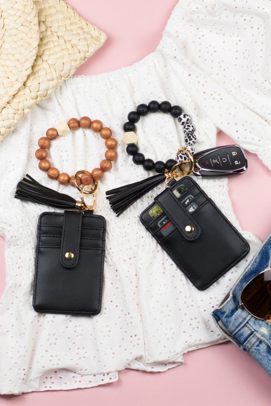 Silicone Key Ring Wallet Bracelet - Wrist Drip