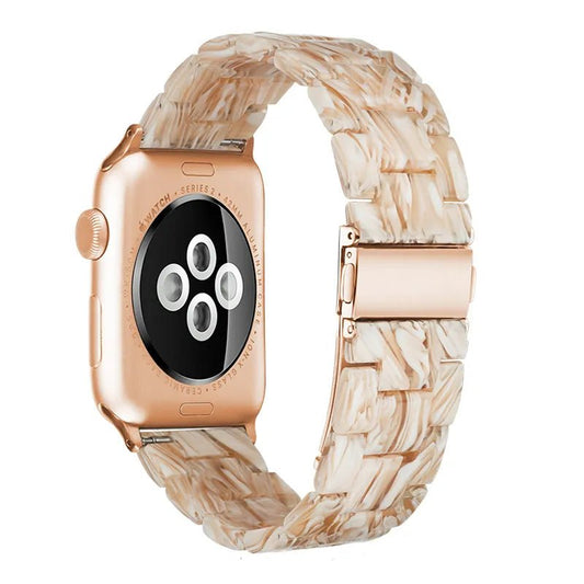 Sweet Cream Cascade Resin Band for Apple Watch - Wrist Drip