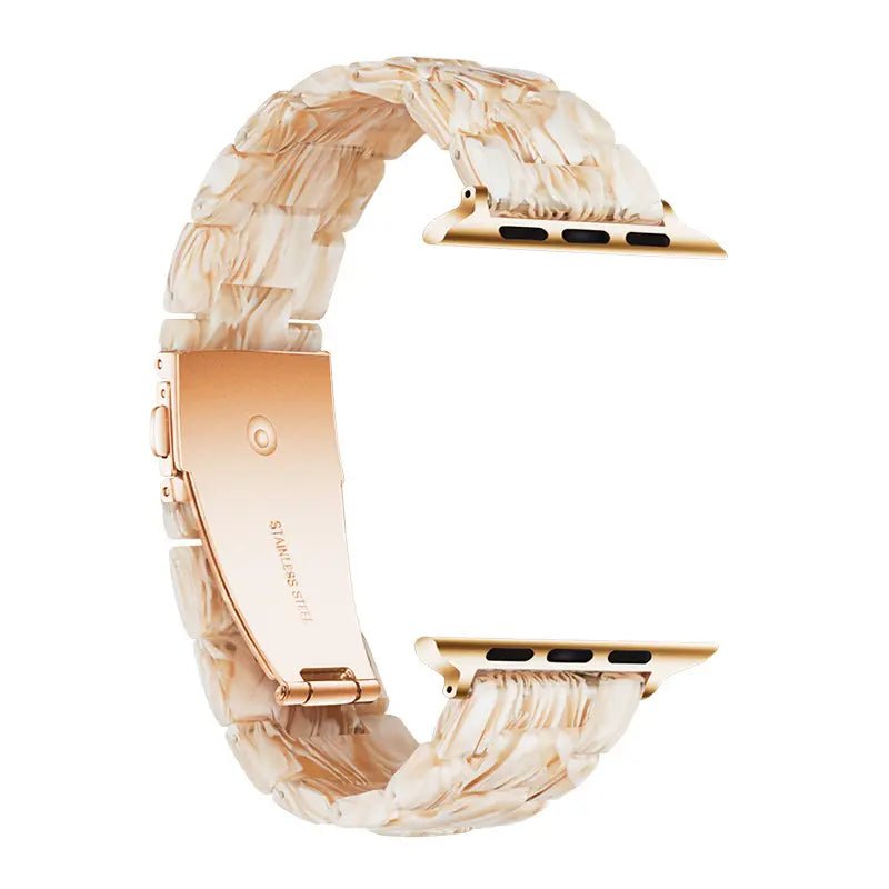 Sweet Cream Cascade Resin Band for Apple Watch - Wrist Drip