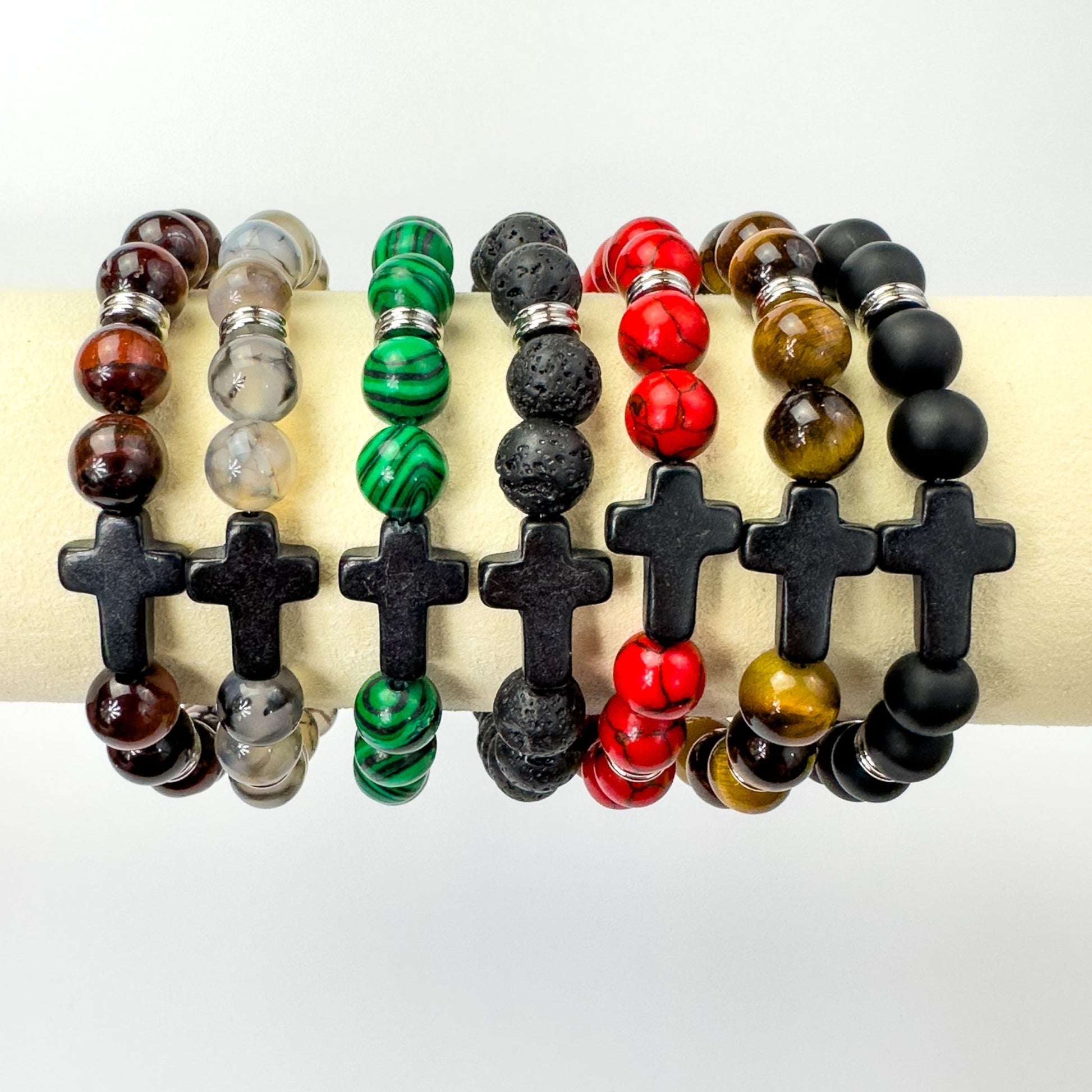 A Black Cross Affair - Cross Bracelet Series - Wrist Drip
