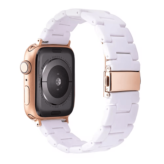 Ivory Elegance Resin Band for Apple Watch - Wrist Drip