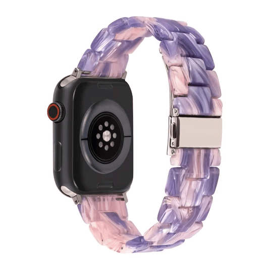 Periwinkle Swirl Resin Band for Apple Watch - Wrist Drip