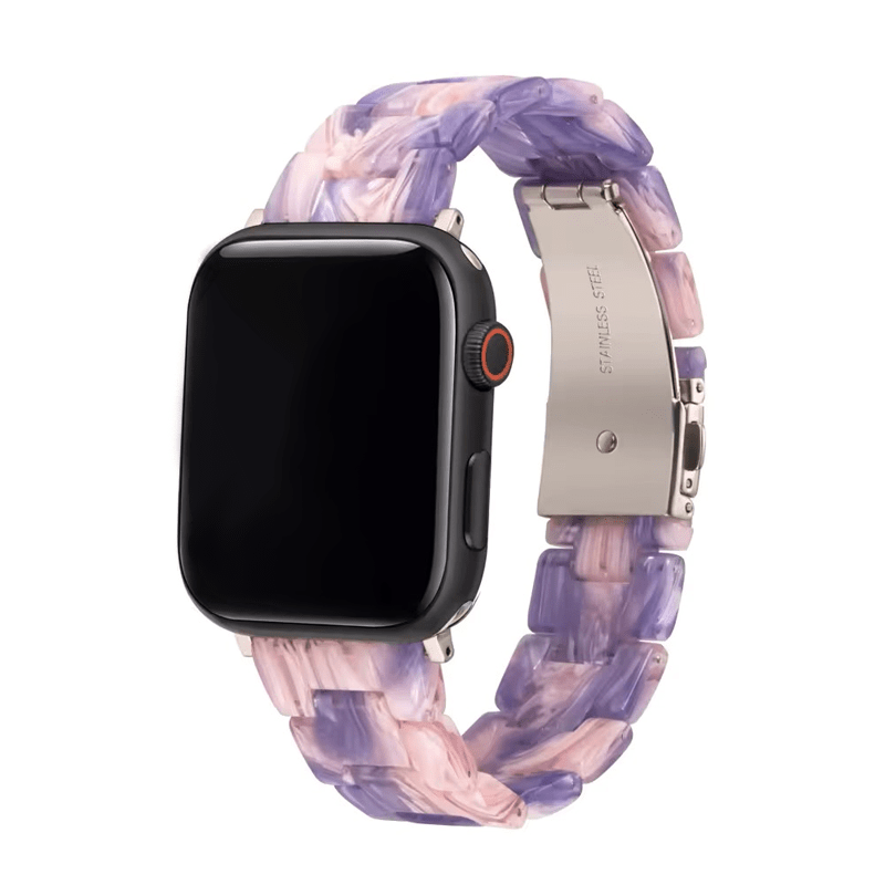 Periwinkle Swirl Resin Band for Apple Watch - Wrist Drip