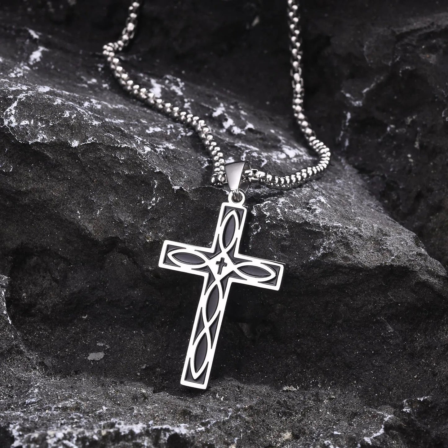 Radiant Cross Necklace - Wrist Drip