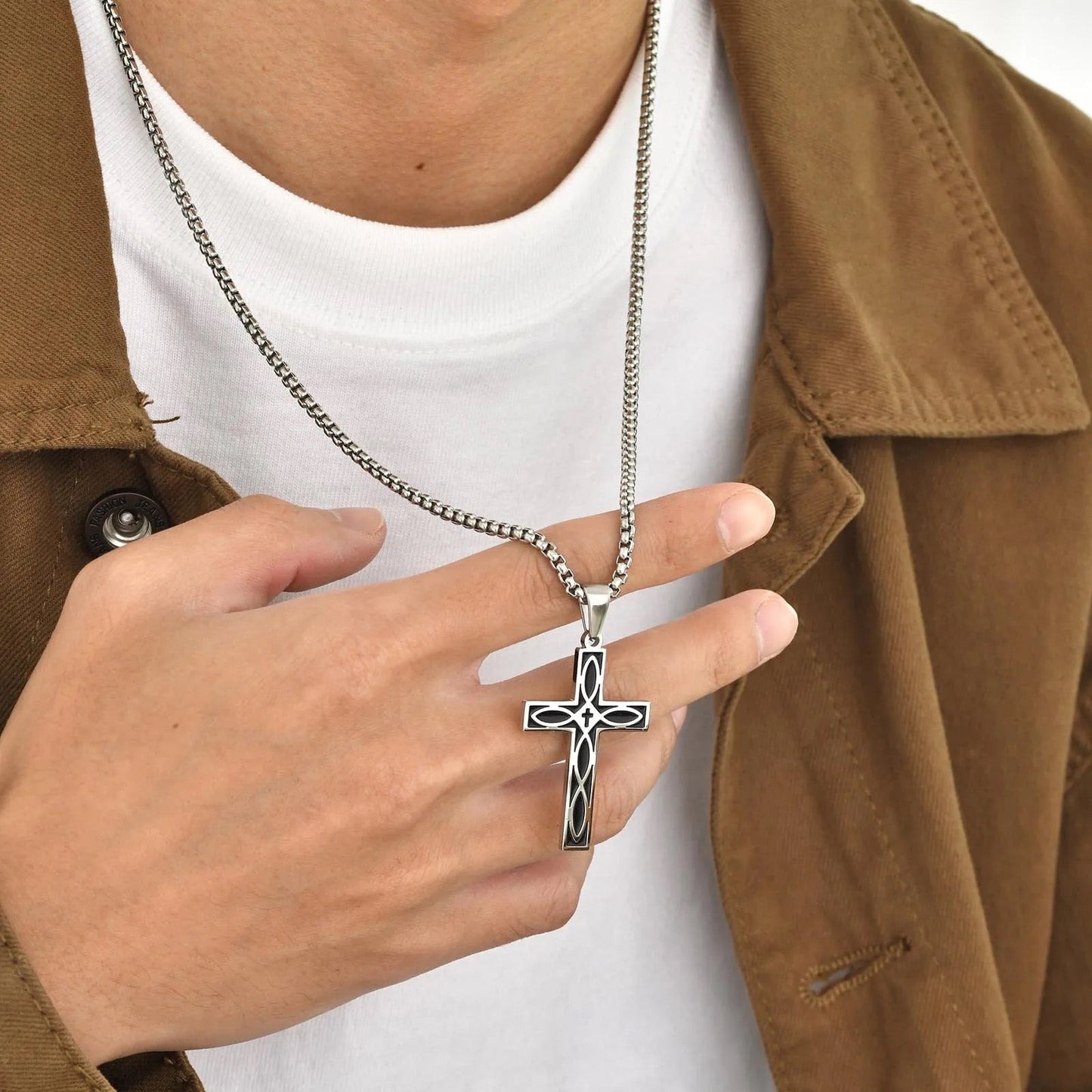 Radiant Cross Necklace - Wrist Drip