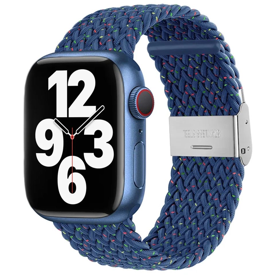 Adjustable Nylon Braided Loop Strap For Apple Watch - Wrist Drip