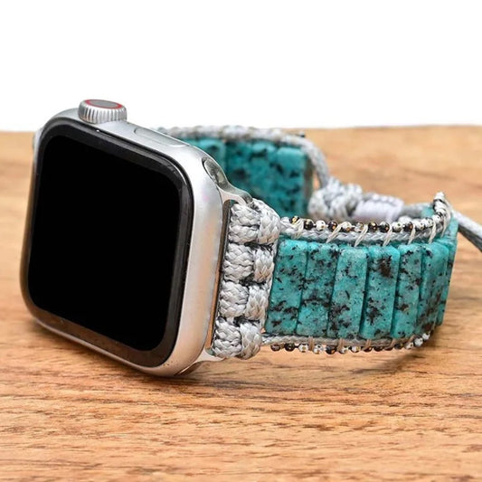 Aqua Eclipse Boho Apple Watch Band - Wrist Drip