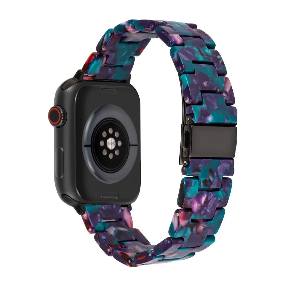 Aurora Borealis Resin Band for Apple Watch - Wrist Drip
