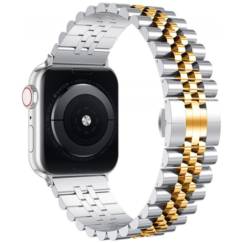 Center Loop Stainless Steel Apple Watch Band - Wrist Drip