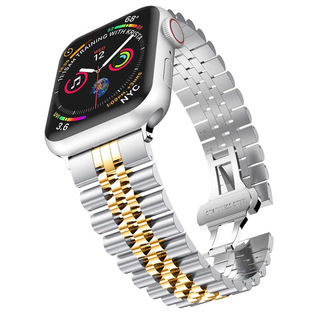 Center Loop Stainless Steel Apple Watch Band - Wrist Drip