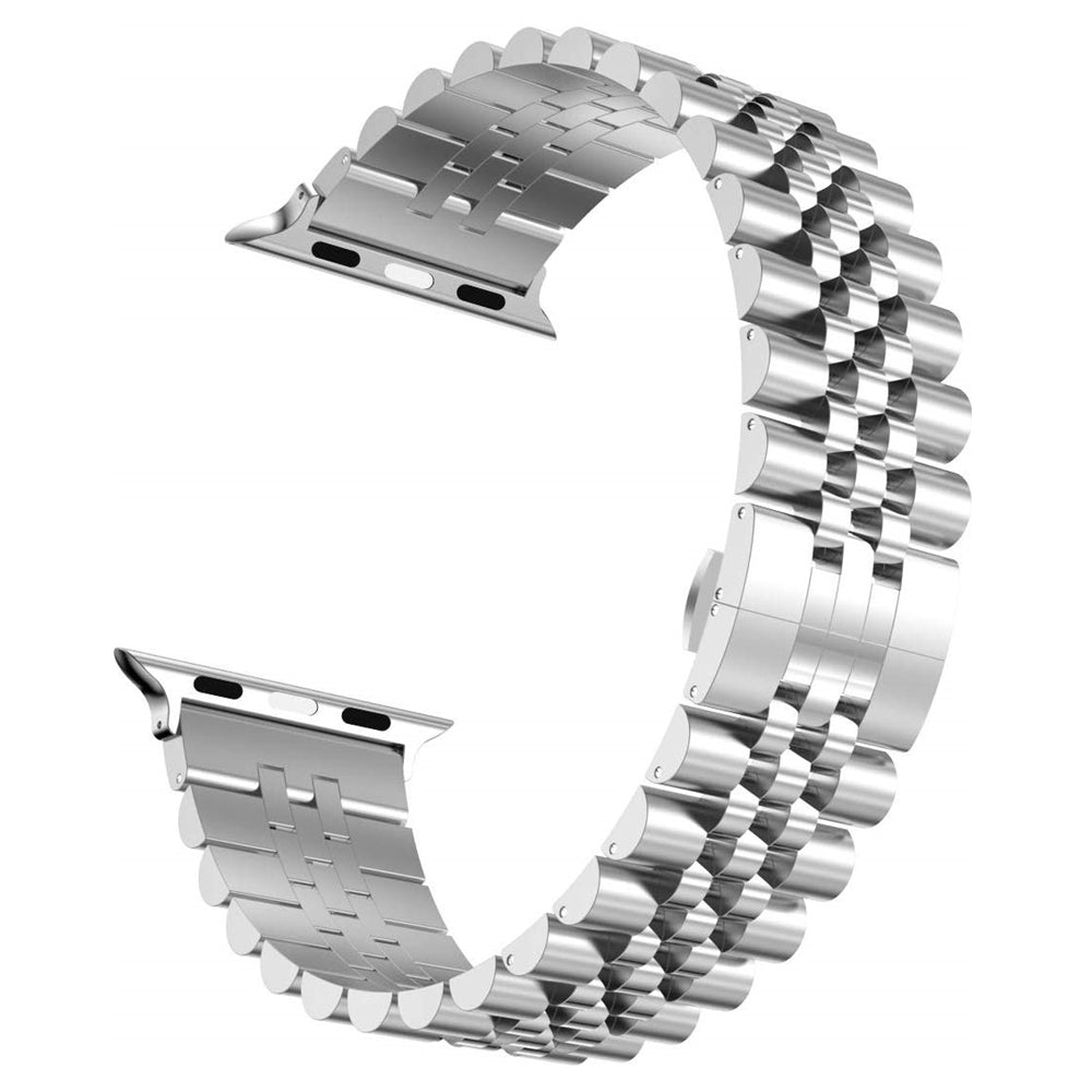 Center Loop Stainless Steel Apple Watch Band - Wrist Drip