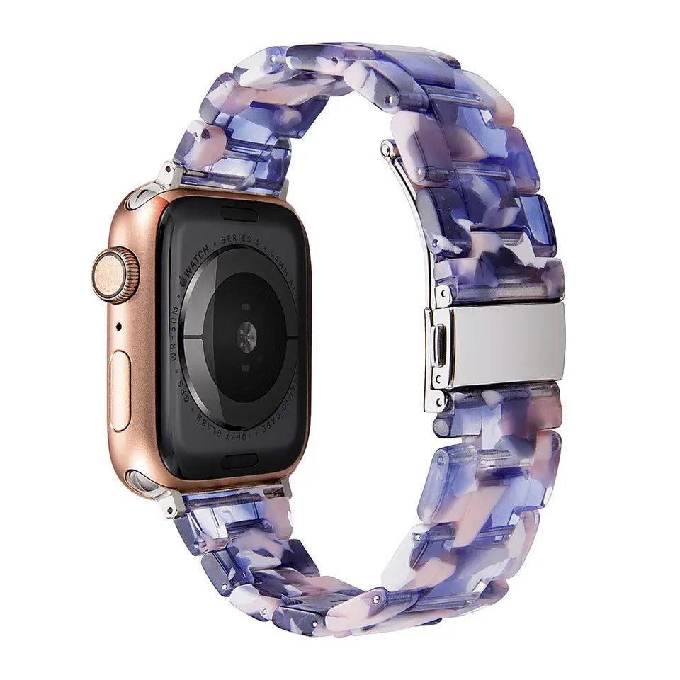 Floral Symphony Resin Band for Apple Watch - Wrist Drip