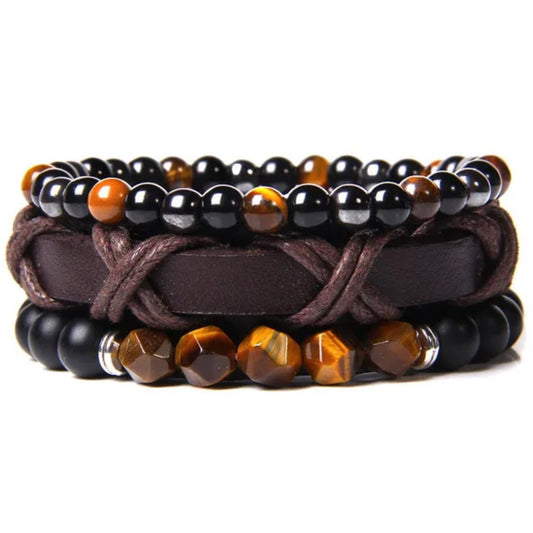 Masculine Mandate Bracelet Stack - Wrist Drip