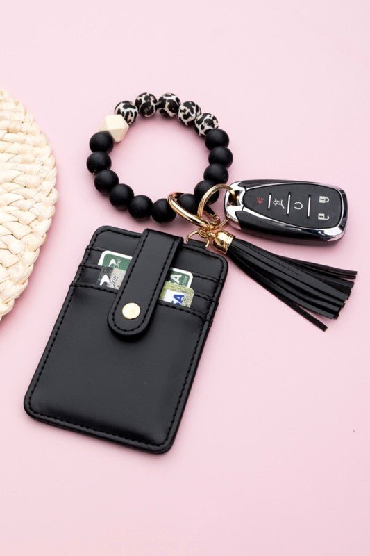 Silicone Key Ring Wallet Bracelet - Wrist Drip